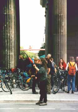 Start vor den Brandenburger Tor